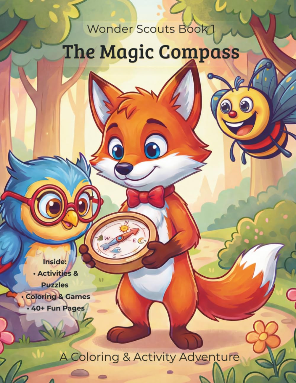 Wonder Scouts Book 1: The Magic Compass: A Coloring & Activity Adventure (Wonder Scouts Learning Adventures)