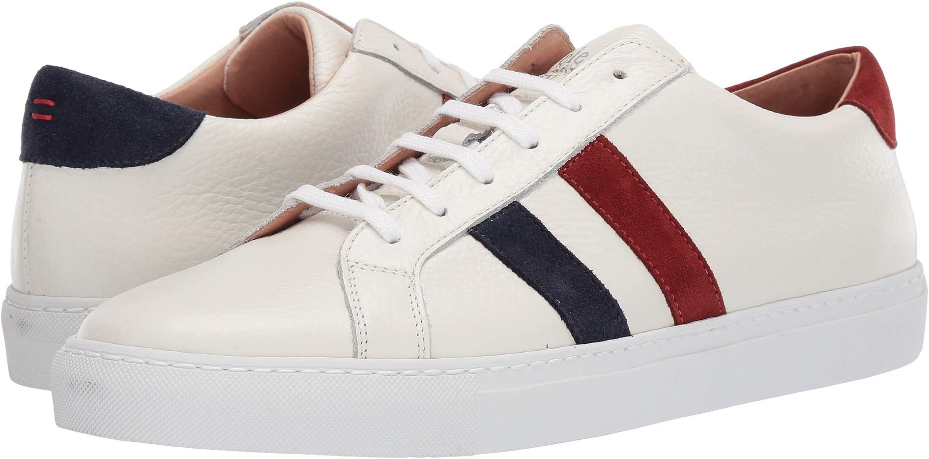Double Bicolor Stripe Tennis Sneaker