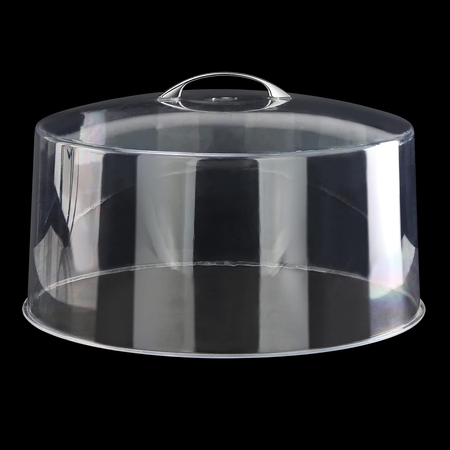 New Star Cake Cover with Handle, 12-Inch Diameter, Clear