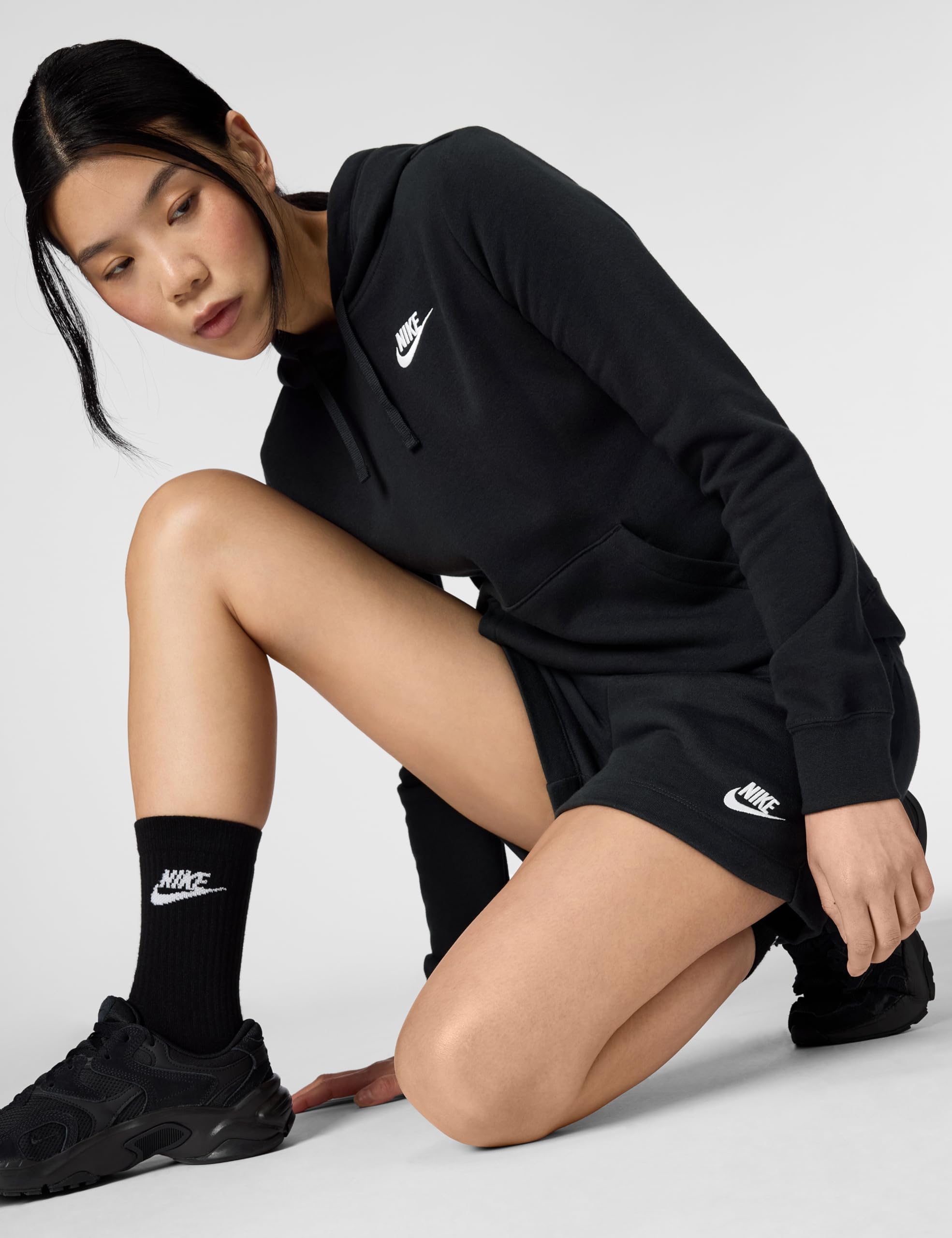 Nike W NSW Club Flc Mr Short - Shorts - Sport - Femme