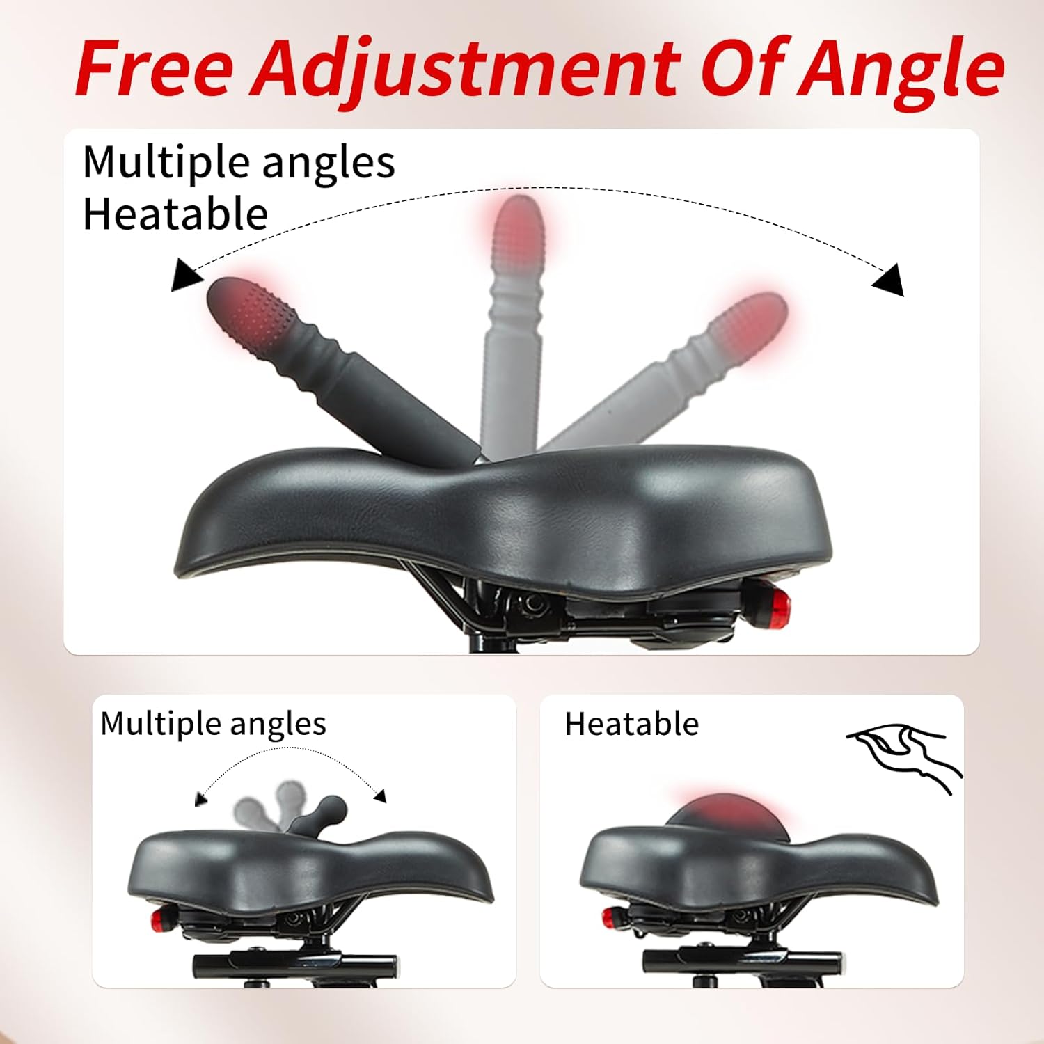 Helibo Sex Bike seat Cushion, Automatic Sex Booster Adult Sex Toy