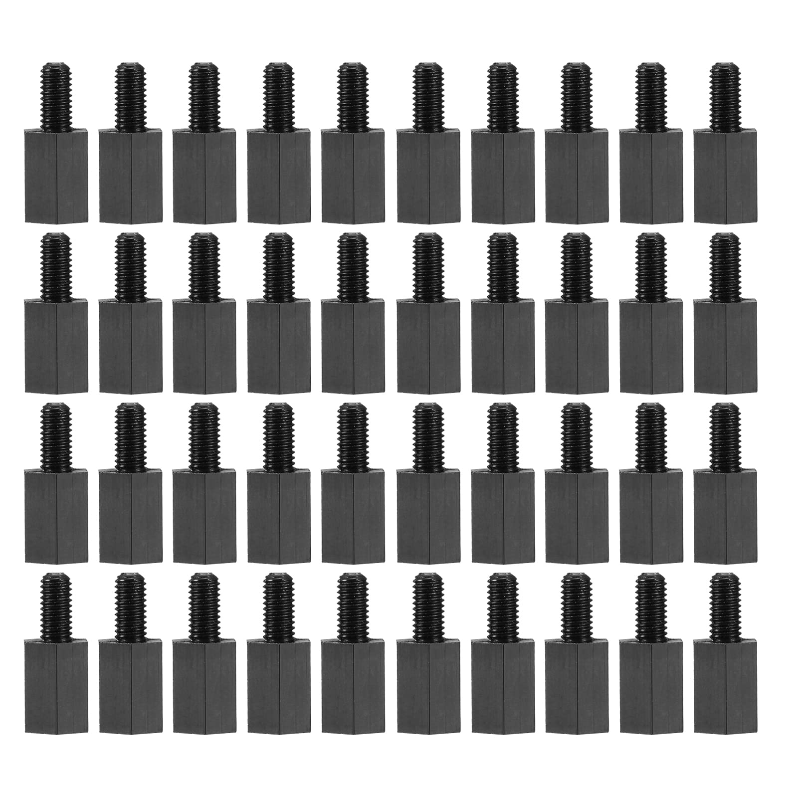 YOKIVE 100 Pcs M3 Standoff Screws, Nylon Hex PCB Standoffs with High Insulation Effect, Keep Height Consistent