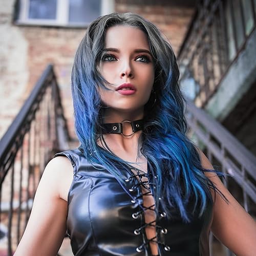 Miniatura 3 de Spray de tinte para el cabello azul en aerosol temporal para el cabello, 1 día, lavable, 3.4 fl oz, para festival de cosplay