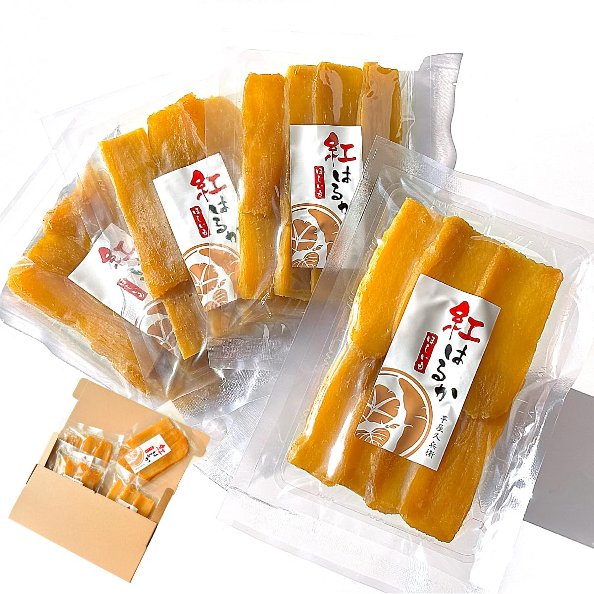 Amazon | 芋屋久兵衛 干し芋 紅はるか (150g×4袋, 紅はるか) | 芋屋