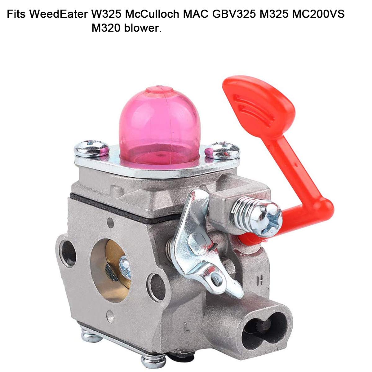 ZAMDOE Carburador WT-875 para soplador Craftsman Poulan Pro McCulloch Weedeater BVM200C BVM200VS P200C GBV325 P325 200 mph con Kit de Ajuste Filtro de línea de Combustible Filtro de Aire