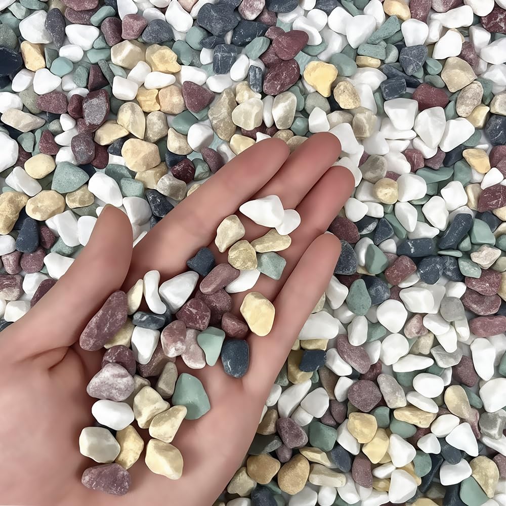 Pietre Decorative Vetro 4-6mm - Ghiaia Colorata Per Acquari, Vasi, Giardino E Piante Grasse - Foto 2