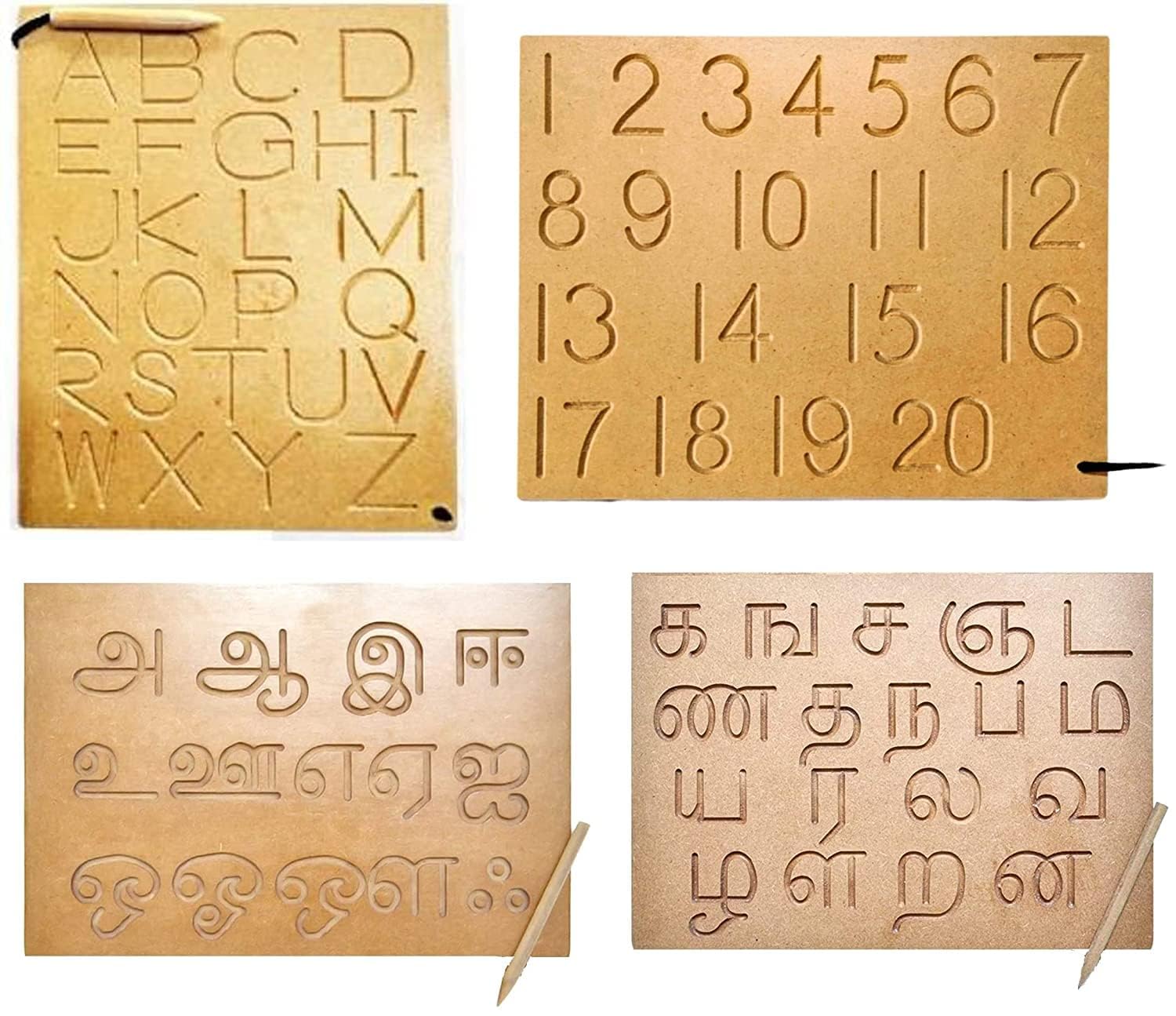SJ SHINE Wooden Reversible Tamil English Numbers Writing Alphabet Vowels consonants Tracing Boards Slate with Pencil Learning Board Puzzles Toys for Kids Boys Girls Age 2 3 4 Years (Alpha-Tamil) (B0D12F5RNK) Amazon Price History, Amazon Price Tracker