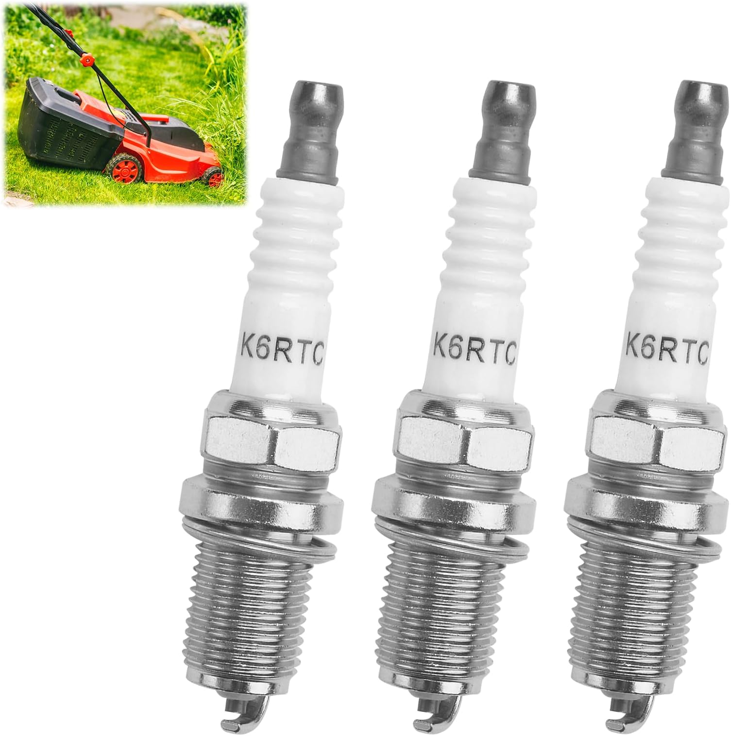 4 Candele Di Accensione Per MTD 951-10292 – Ricambio Pro Chaser Per Tosaerba
