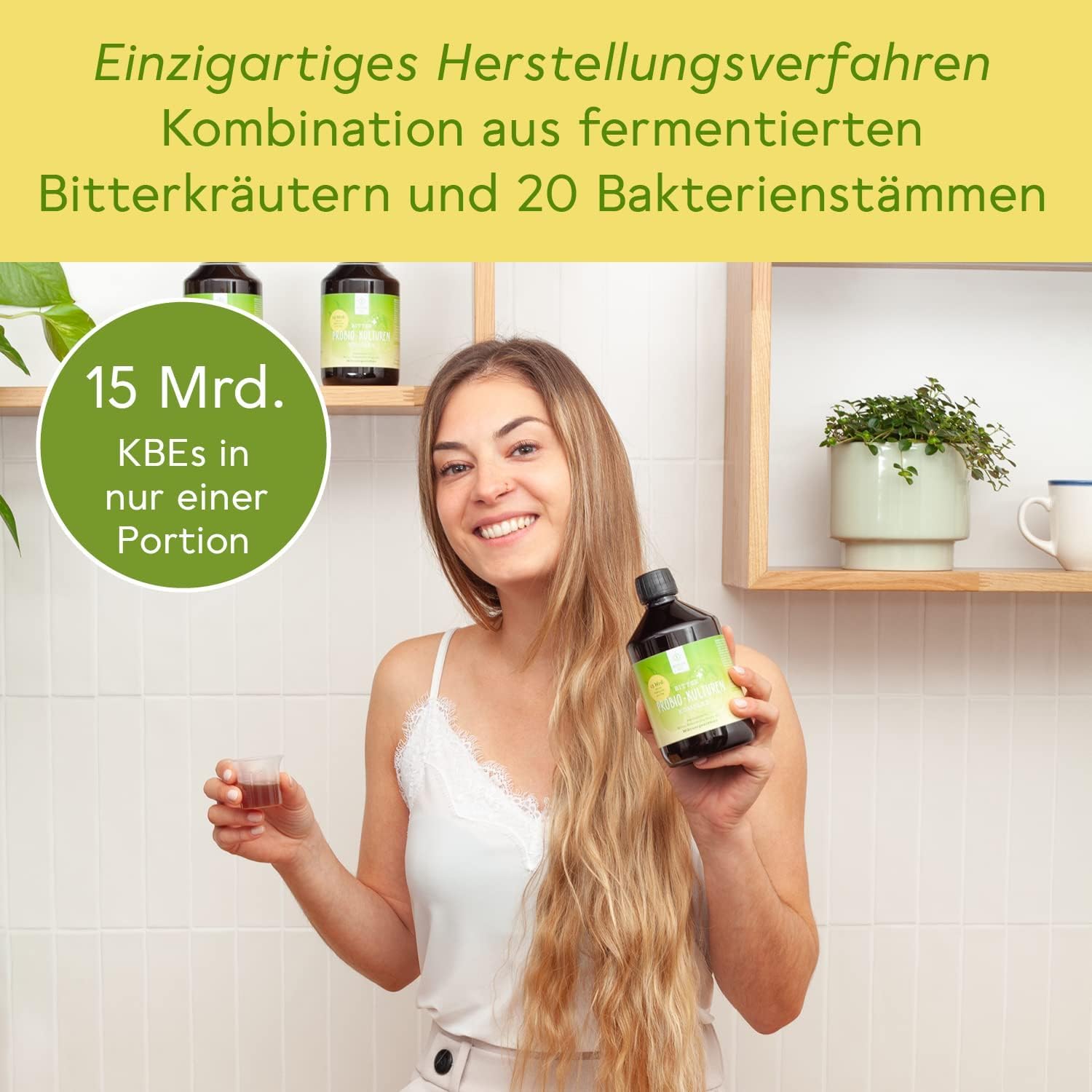 BitterLiebe Bitter Darmkur Paket - Probio Kulturen plus Ballaststoff Komplex für eine normale Verdauung* und Darmgesundheit*
