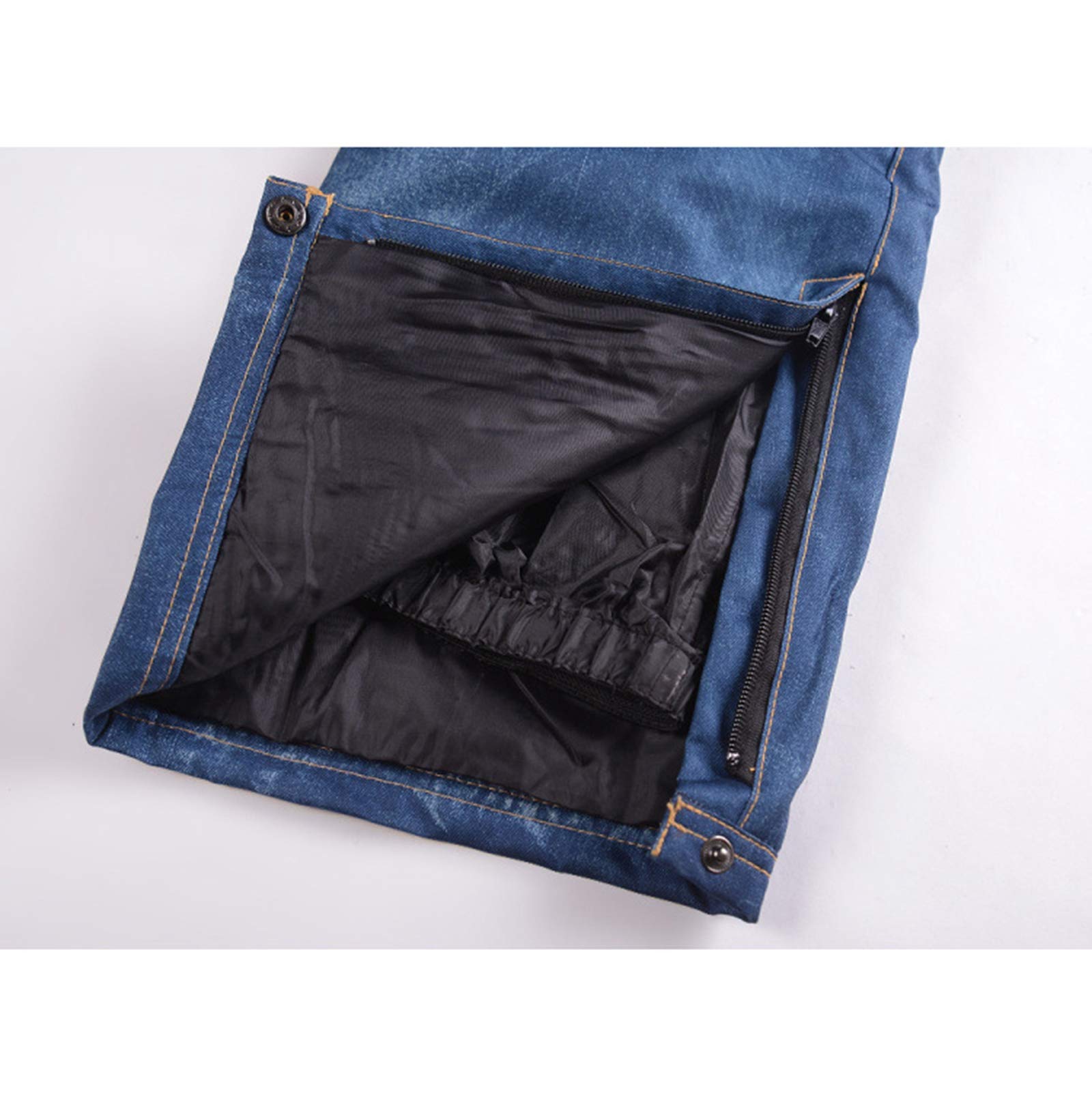 Dawwoti Pantaloni da Sci da Uomo con Bretelle, Antivento Impermeabile Pantalone da Escursione Spesse Imbottiture di Cotone Pantaloni da Neve per I Ragazzi Snowboard Campeggio Pant Corsa di Golf