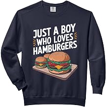 Fast Food Hamburger Quote Burger Lover Cheeseburger Comfort Colors Adult Sweatshirt