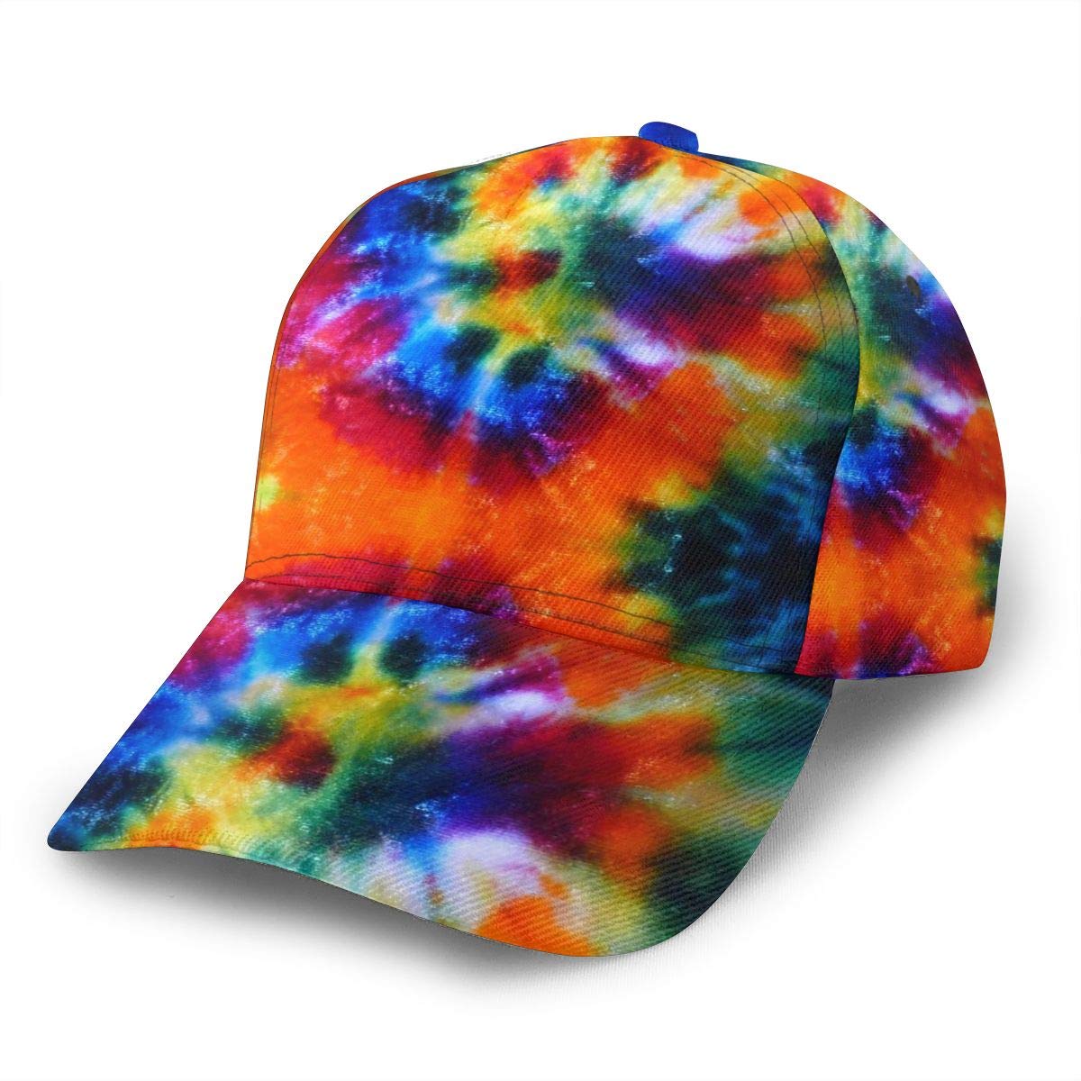 Great Gift - Art Design Tie Dye Printing - Women Men Girls Boys Lightweight Outdoor Baseball Hat Breathable Sports Visor Sun Cap