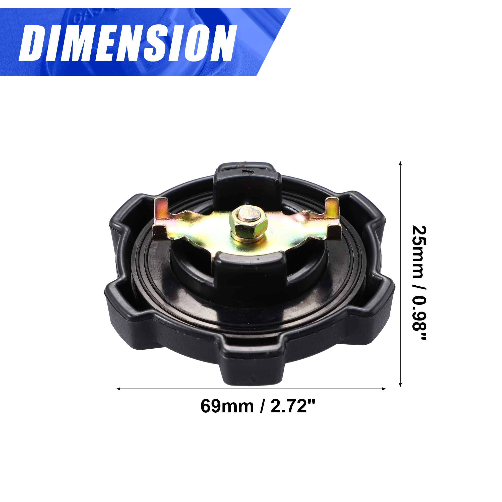 Amazon.com: X AUTOHAUX Engine Fuel Tank Cap Gas Oil Filler Plug  