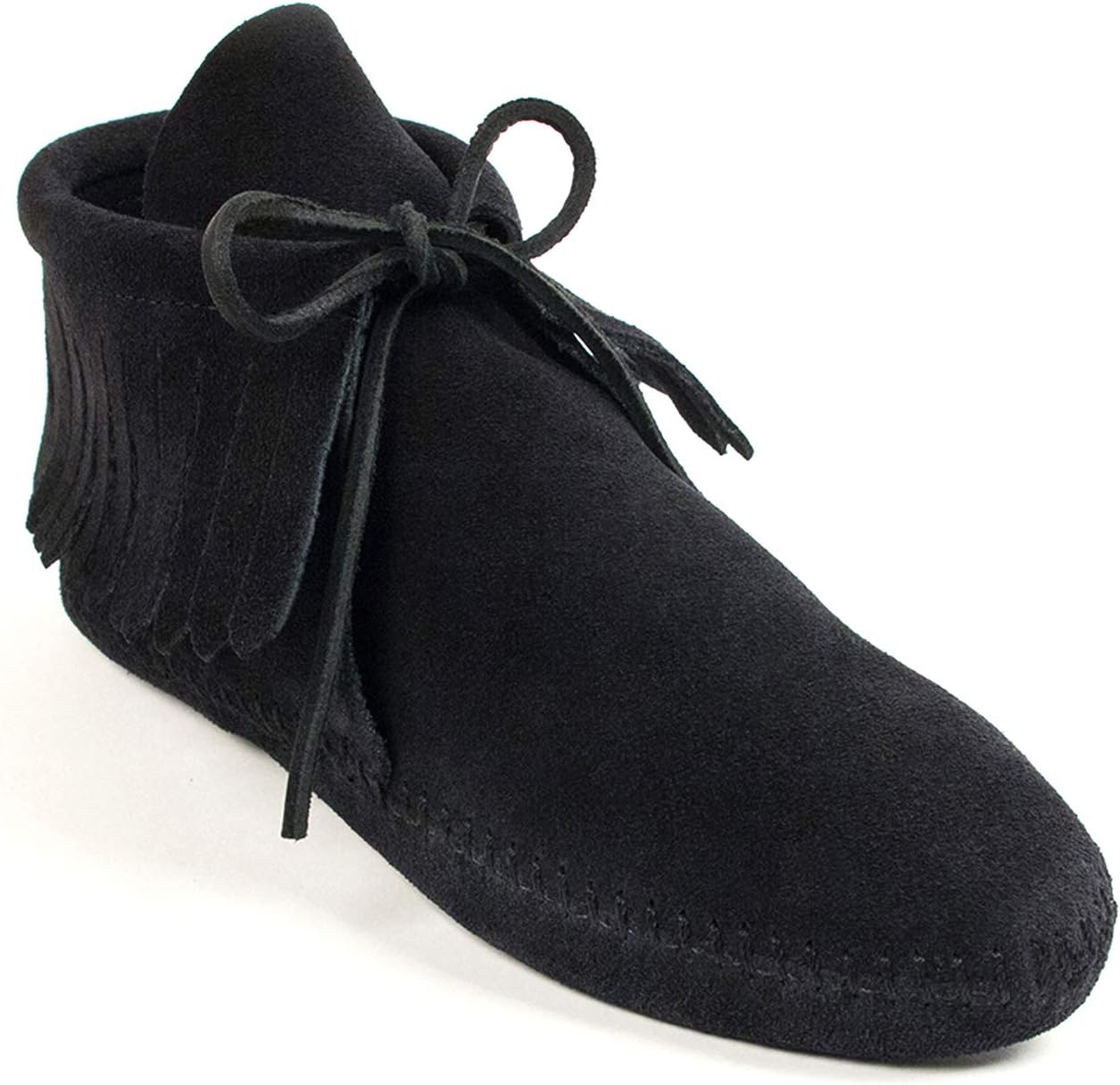 Minnetonka Women's Classic Fringe Hardsole and Softsole Boot