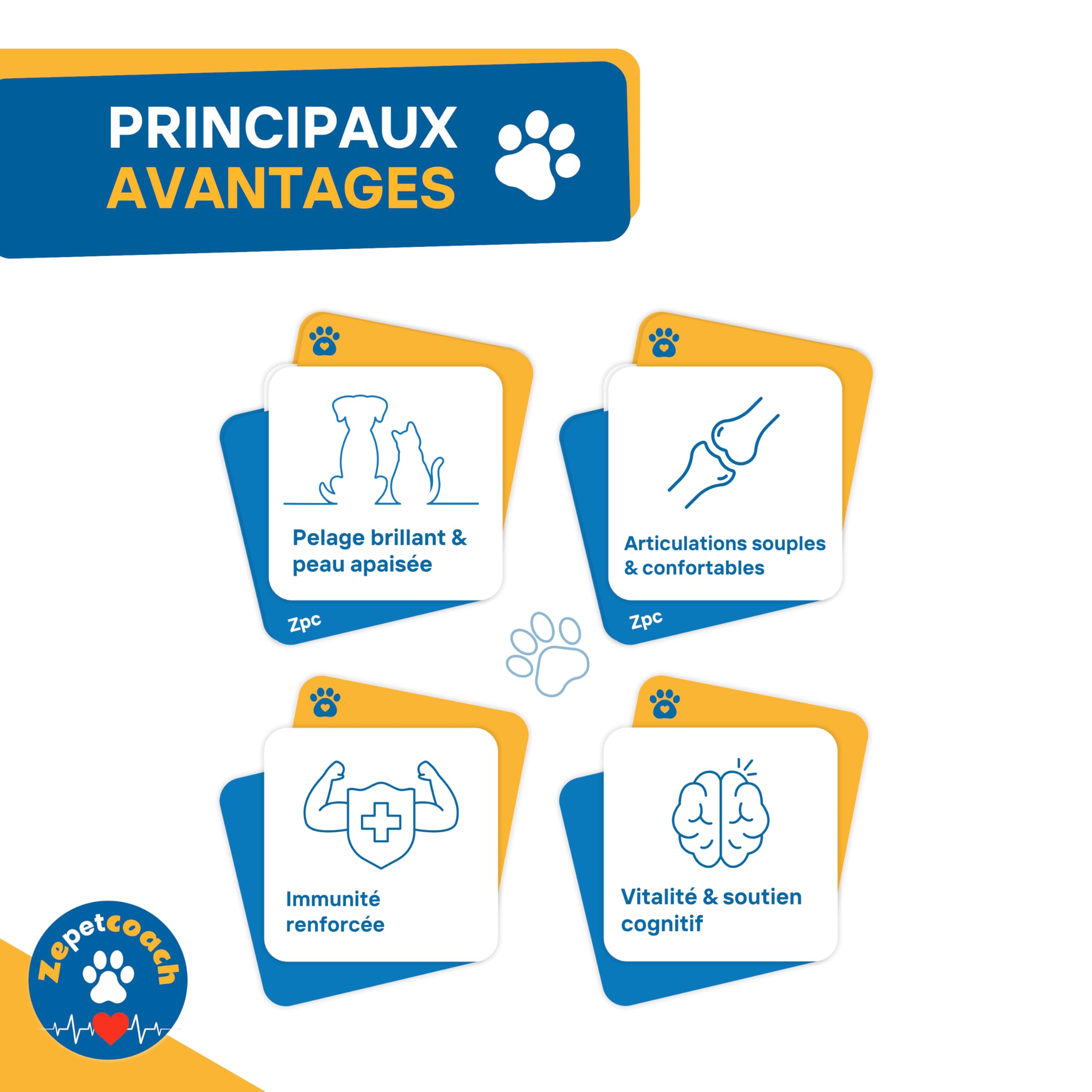 Huile de Saumon Sauvage pour Chien & Chat - Oméga 3 & 6 Naturel - Soutien Pelage Brillant, Mobilité Articulaire & Vitalité - 500 ML