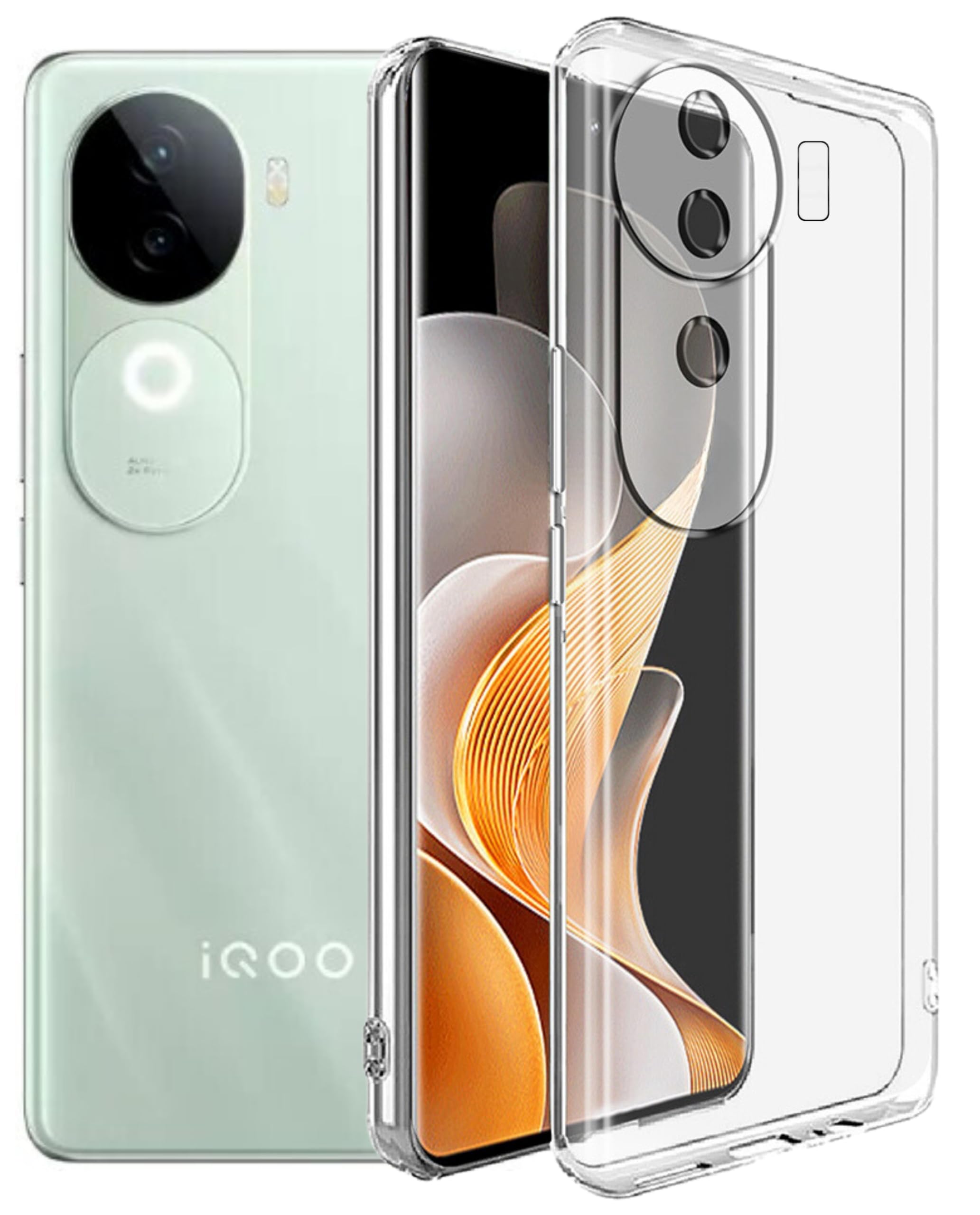 SPAZY CASE® iQOO Z9s 5G / Vivo V40e 5G Back Cover | Protective Soft Transparent Shockproof Hybrid Protection Back Case Cover for iQOO Z9s 5G / Vivo V40e 5G (B0DBL8P5VG) Amazon Price History, Amazon Price Tracker