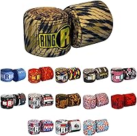 Vista 8 de Ringside Apex 180” Boxing Hand Wraps Pair - Durable, Elastic Training Wraps with Hook & Loop Closure, Multi-Color Options, Perfect for MMA, Muay