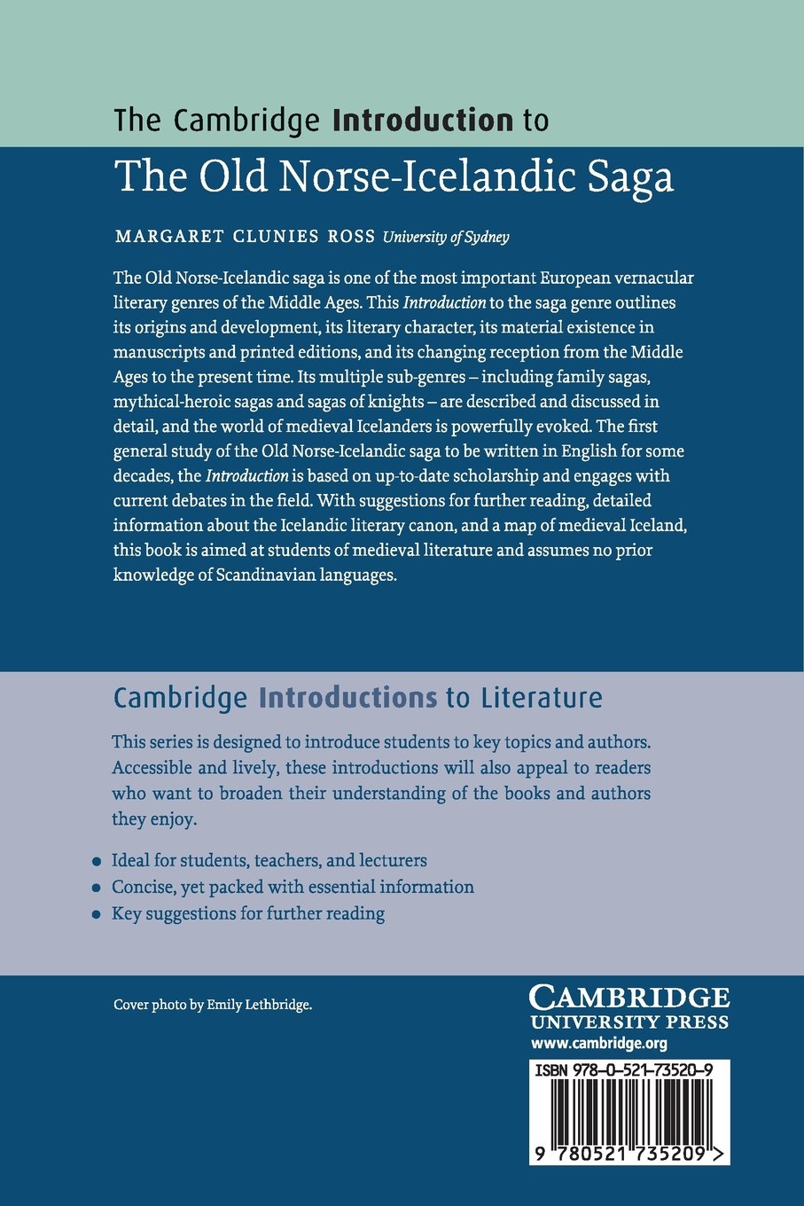 The Cambridge Introduction to the Old Norse-Icelandic Saga