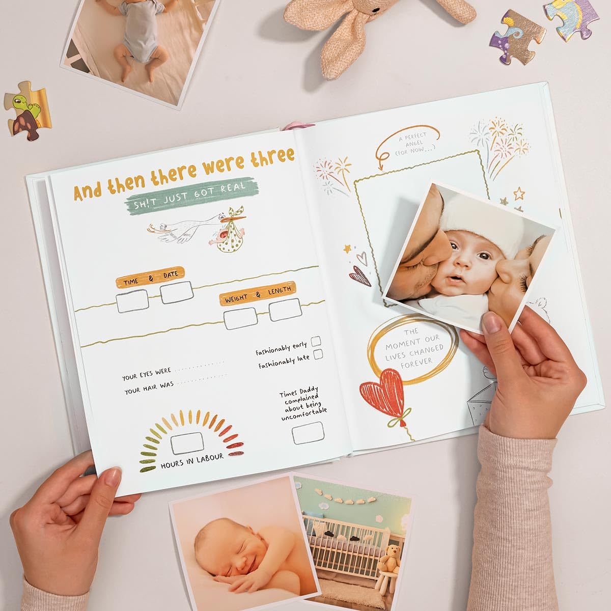 The Alternative Best First Worst Baby Book – The Baby Memory Book With A Difference | Libro dei ricordi dalla gravidanza ai 5 anni | Record, diario e album dalla nascita