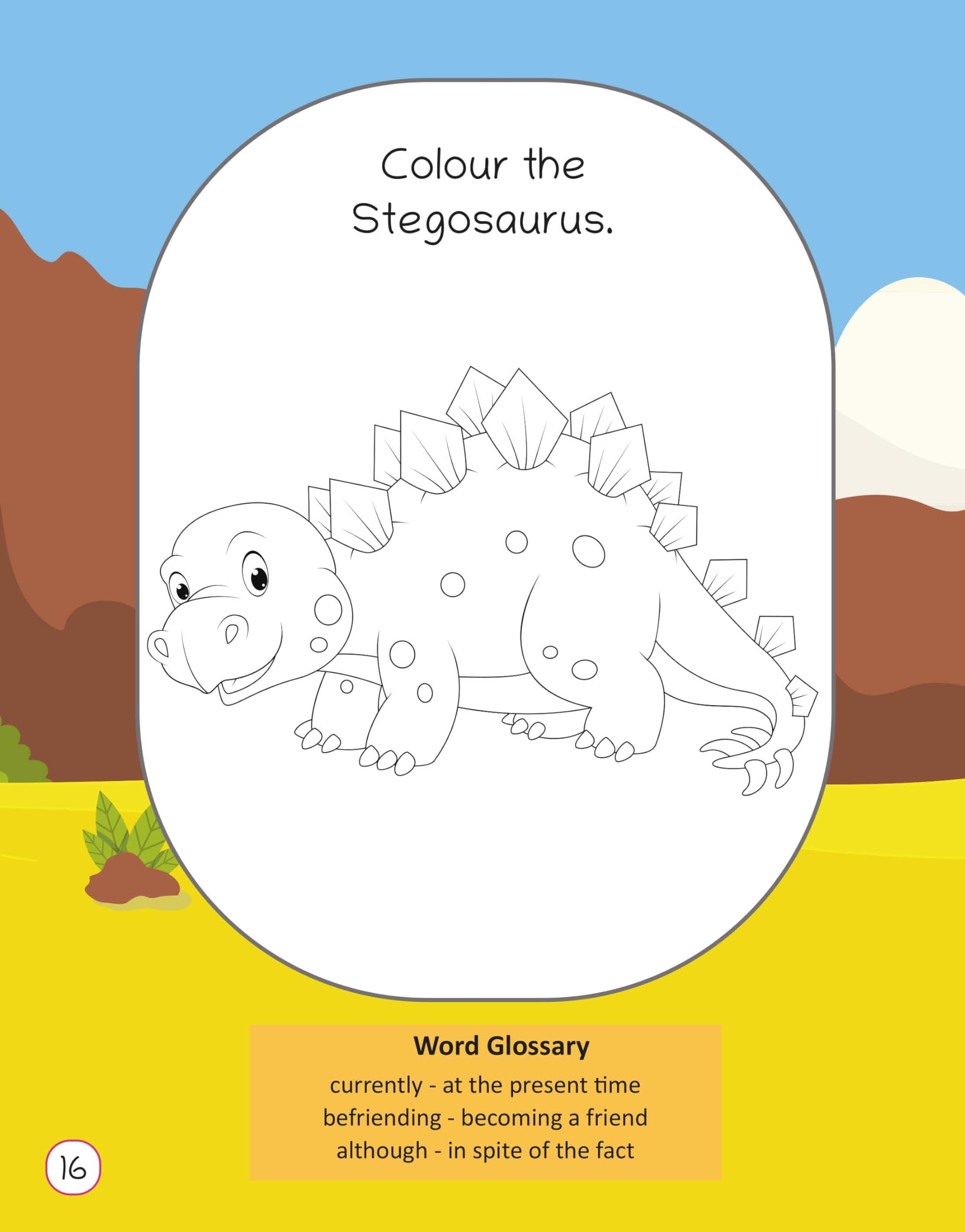 Oswaal Lil Legends Know Me Series Dinosaurs - Set of 4 Illustrated Books for Kids Age 2+ Years | I am a T-Rex, Triceratops, Stegosaurus and Apatosaurus | Fun Facts Picture Book for Children 4