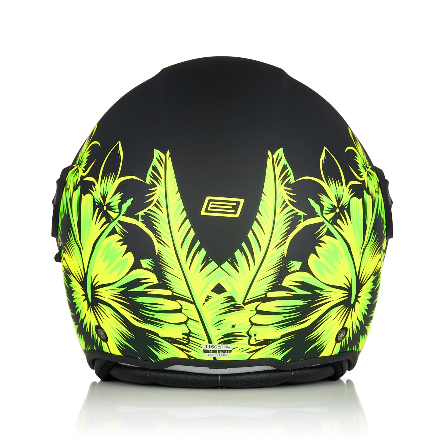 ORIGINE Casque Moto Jet Casque Scooter Ouvert avec Double Visière Homologué ECE 2206
