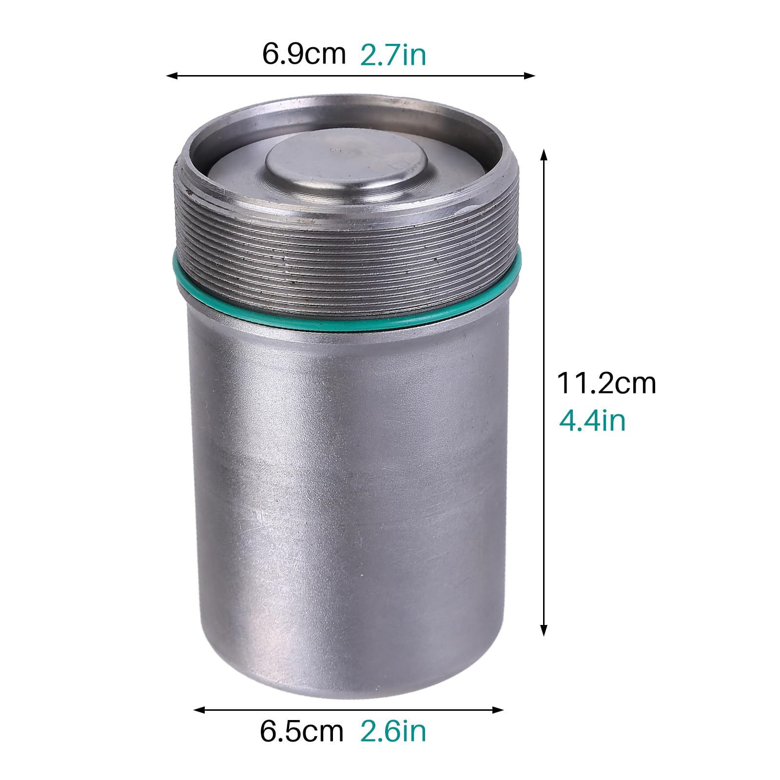 LICHENGTAI 0AM325587F Depósito de presión con sello compatible con DQ200 DSG 7 velocidades Cuerpo de válvula de transmisión automática Caja automática Memoria 0AM325587E