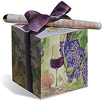 Vista 6 de Lissom Design Espejo compacto - Espejo cosmético de mano con aumento, 3.5 x 2.63 pulgadas, viñedo