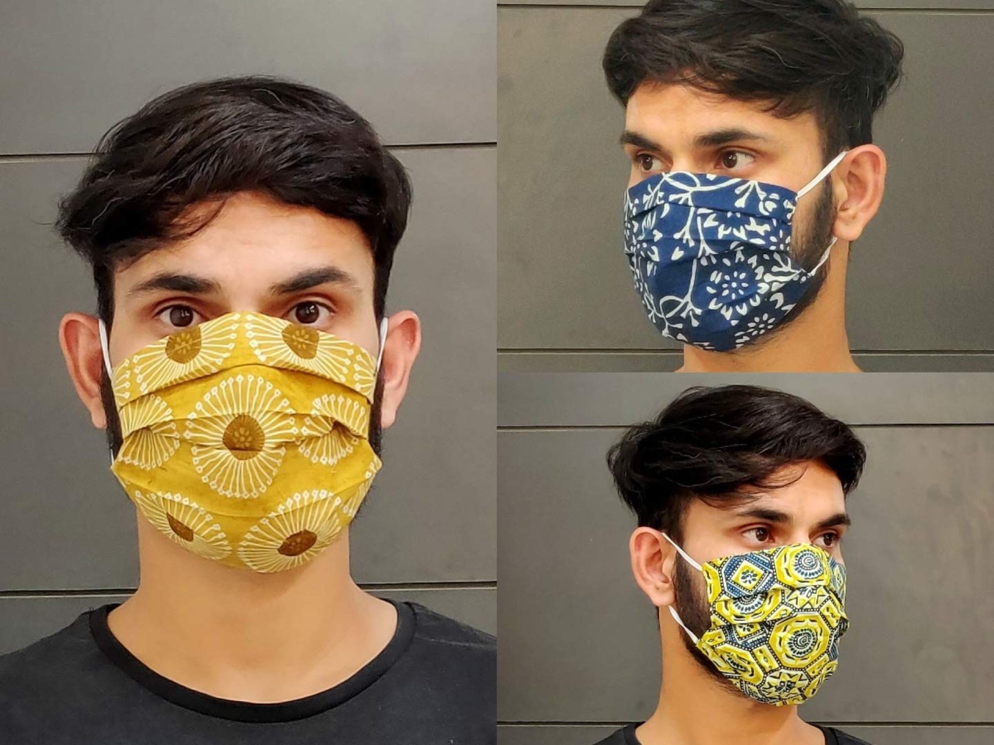 Collectible India 6 Pack Cotton Face Mask Anti Pollution Dustproof, Reusable Washable Face Cover/Men Women Unisex (B088VPG3QY) Amazon Price History, Amazon Price Tracker