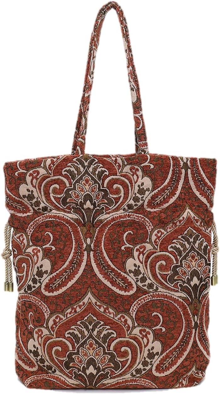 [Nananoel] トートバッグ bonnie柄生地巾着トートバッグ/A4対応 2253311005