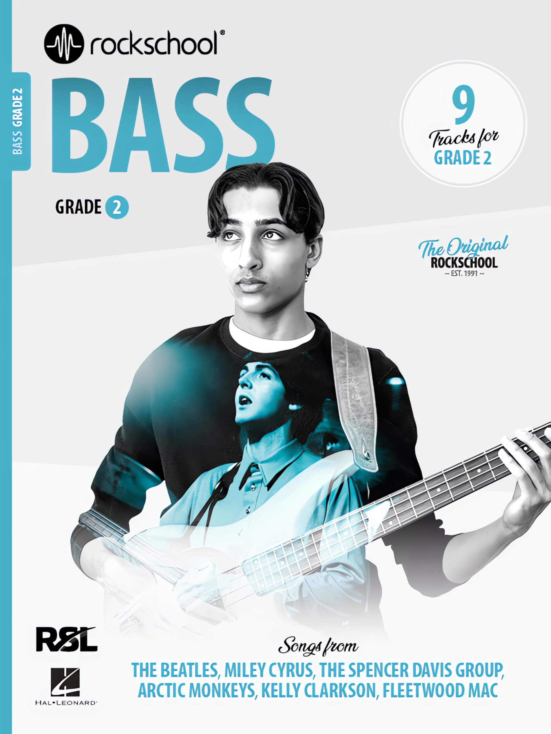 Rockschool: Bass Grade 2 (2024) | Intermediate Bass Guitar Sheet Music for Students and Teachers | Step-by-Step Bass Learning Method with TAB Notation, Performance Tracks and Technique Exercises