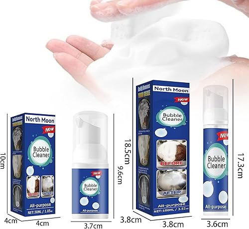 Miniatura 7 de UIJKMN Beedac - Limpiador de burbujas 2023 limpiador de espuma Beedac spray de limpieza de enjuague multiusos para eliminar manchas de aceite