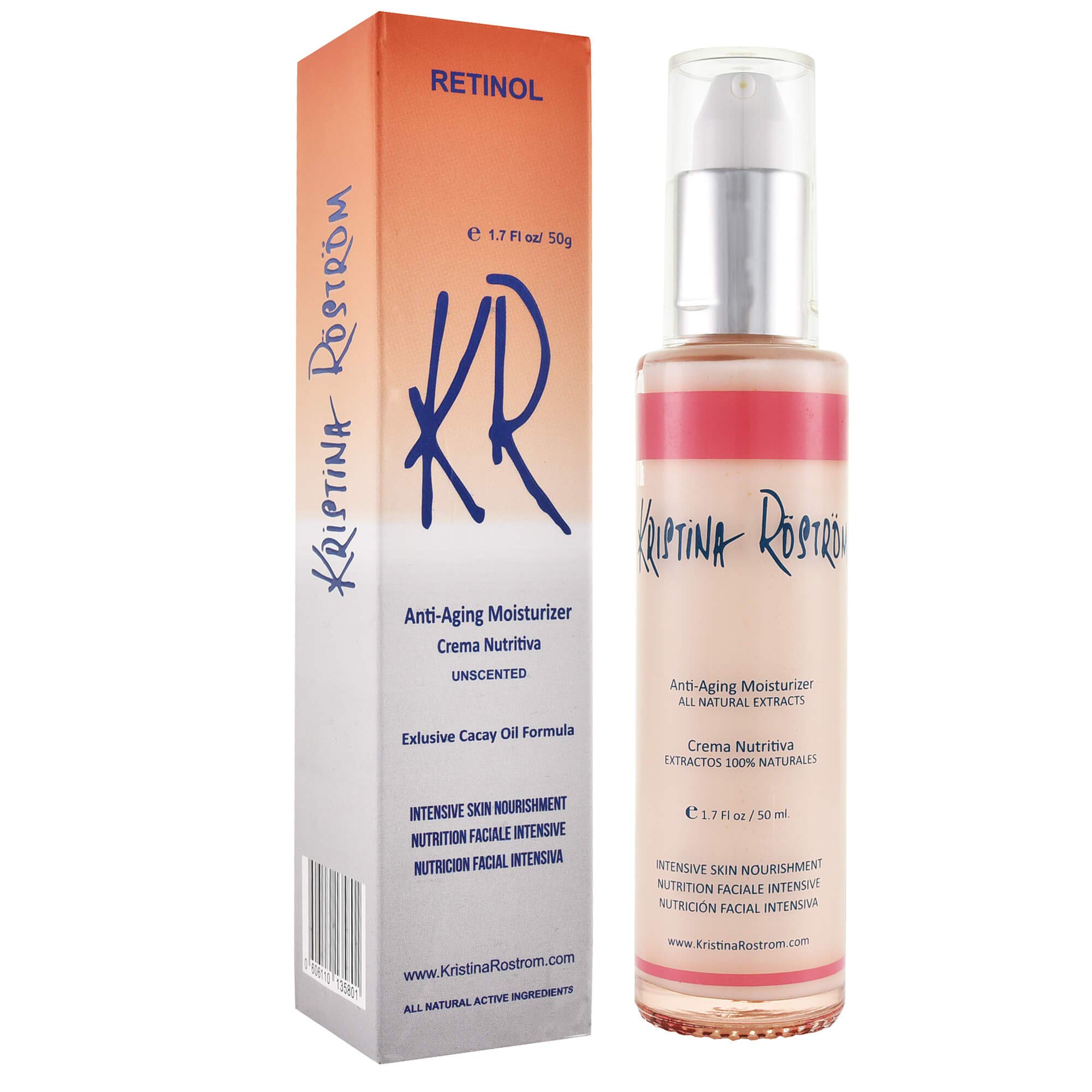 Kristina Rostrom Cacay Oil Anti-Aging Moisturizer | Intensive Skin Care and Nourishment Cream | Exclusive Formula for Extra Hydration | 1.7 fl oz / 50 g