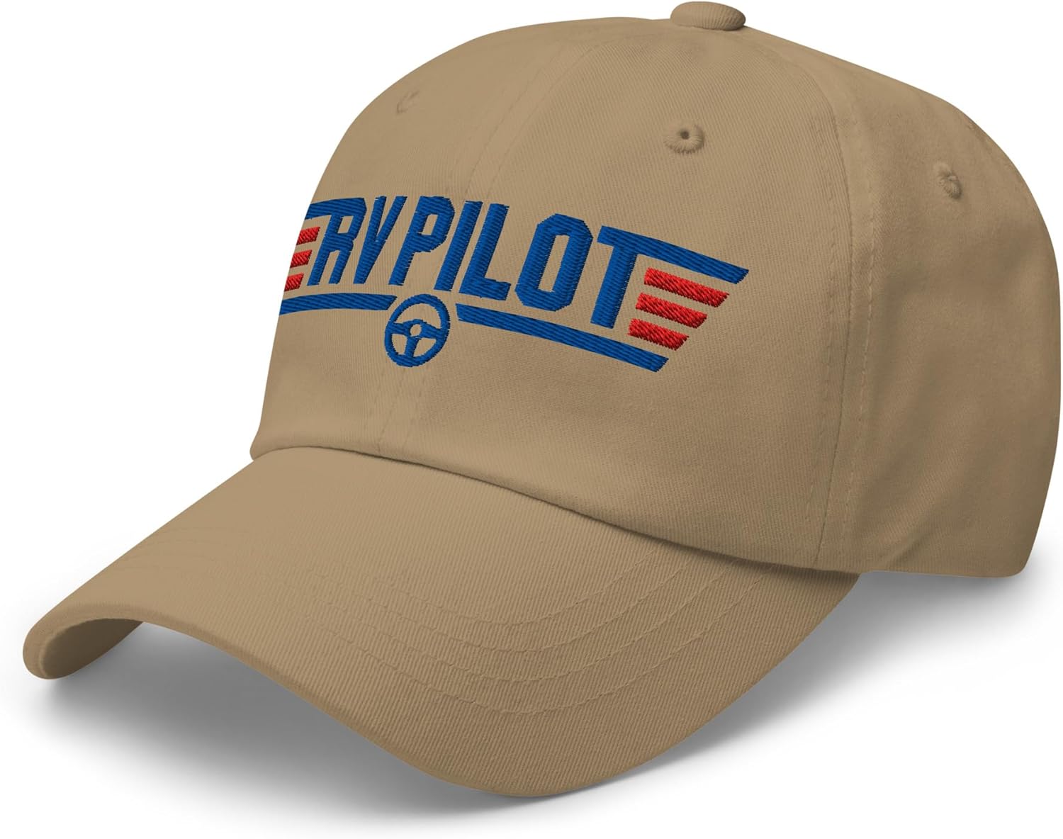 RV Pilot Funny Motorhome Camping Road Trip Dad Hat Cap