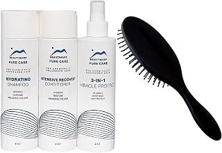 BEauti Mark 4PC Human Hair Care Must Haves Kit by BeautiMark, 8floz each, Wig Brush, and 19 Page Belle of Hope How To Guide