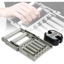 Hand Dynamometer, Electronic Hand Grip Strength Testerx. Stainless Steel Hand Gripper with 5 Springs and Counter, 4 Levels Grip Distance Adjustable and Max Load 150Kgs, for Muscle Building