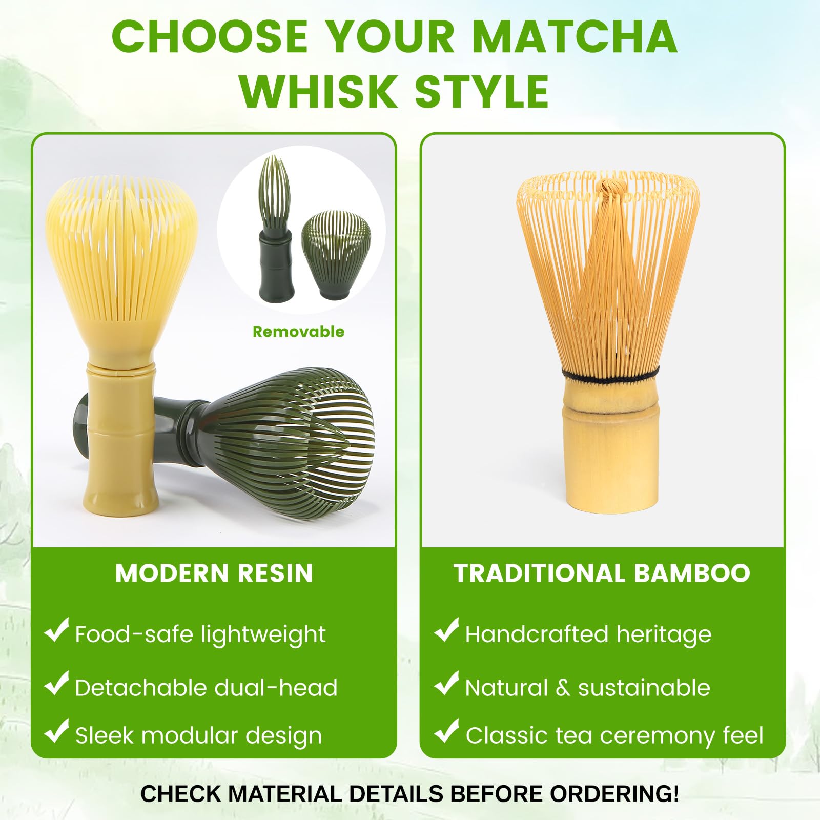 Kit Cérémonie Matcha Complet - Fouet Bambou, Bol Céramique, Cuillère Et Support - Pour Thé Vert Japonais