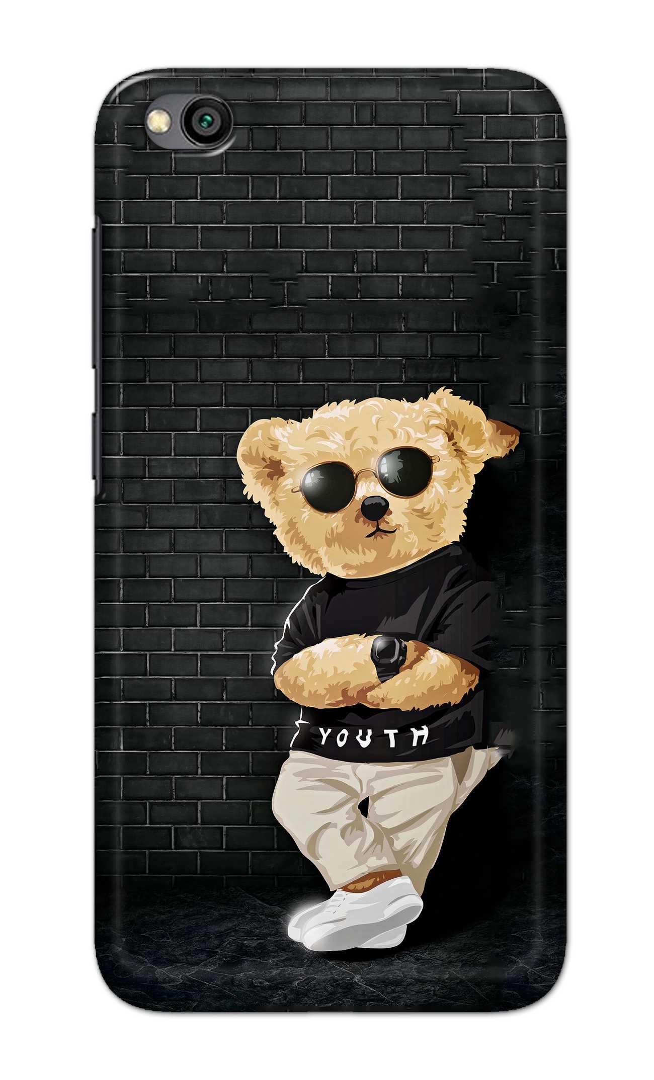 PRINTFIDAA® Printed Hard Back Cover for Mi Redmi GO Back Cover (Cartoon Panda) -190724(BI)