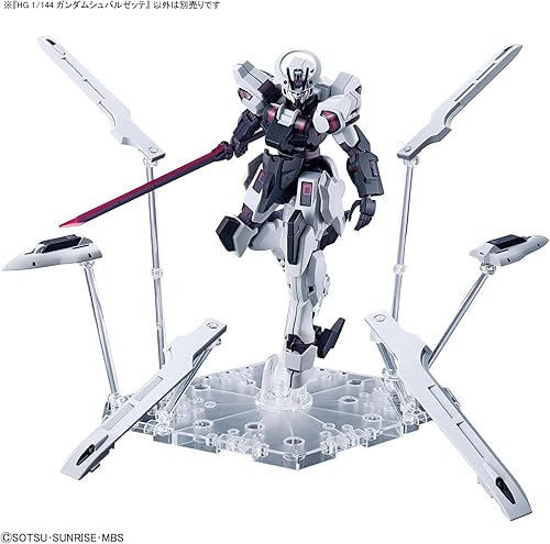 Miniatura 10 de BANDAI NAMCO Entertainment Gundam The Witch from Mercury - HG 1144 Gundam Schwarzette - Kit de modelo