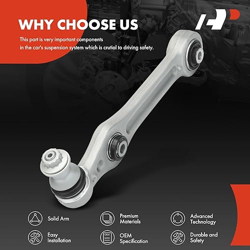 Miniatura 5 de A-Premium Brazo de control delantero inferior trasero con rótula y buje compatible con Mercedes-Benz C300 2015-2020, C400 2015, E300 2017-2019, E350