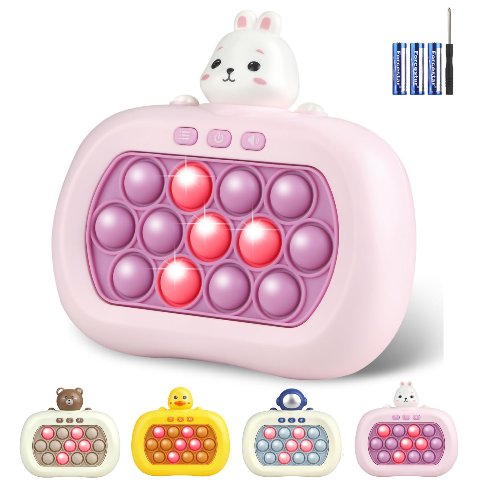 Amazon | 【新版13キー】プッシュポップ ゲーム 光る 電動【知育