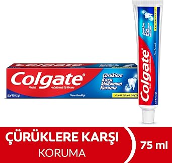 Colgate Çürüklere Karşı Maksimum Koruma Nane Ferahlığı Diş Macunu (1 x 75 mL)