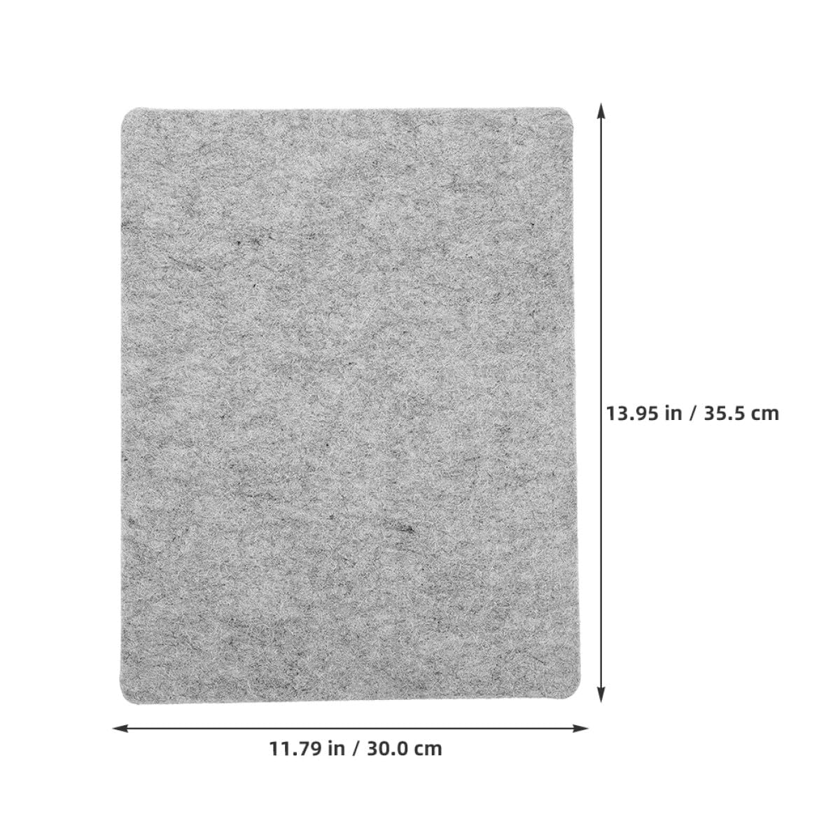 Tappetino Protettivo per Asse da Stiro in Feltro di Lana 30X355 CM Isolante Termico Antiscivolo per Trapuntatura e Stiratura su Tavolo Piccolo Asse da Stiro Portatile