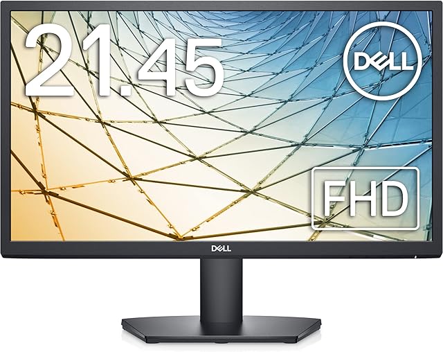 Dell SE2222H 21.5 Inch Full HD (1920x1080) Monitor, 60 Hz, VA, HDMI, VGA, 3 Year Warranty, Black
