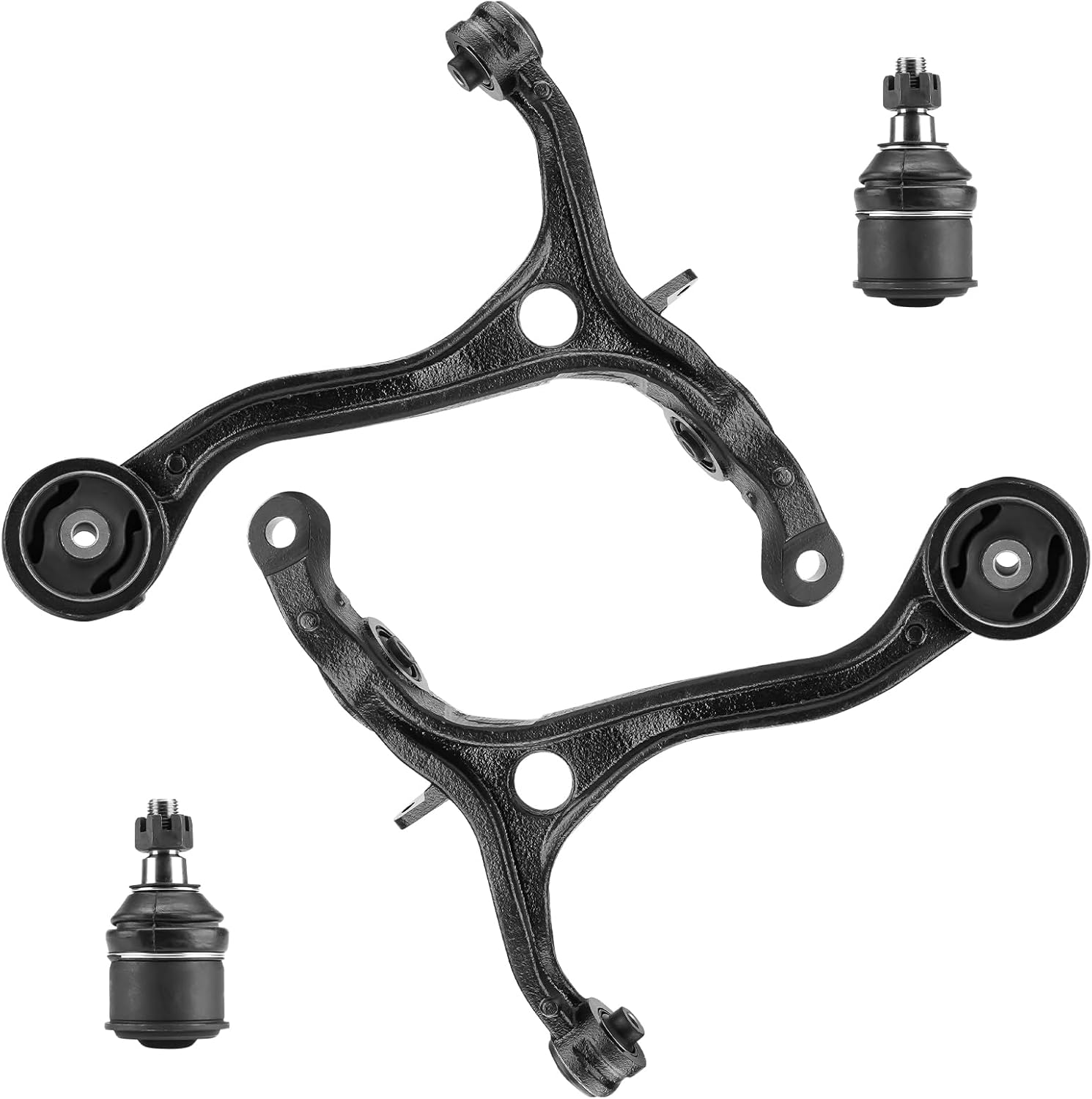 Front Lower Control Arms Kit Fit for Acura TSX Honda Accord with Ball Joint Front Suspension Kit - Driver and Passenger Side K641112 K641113 (4 PCS) Front Lower Control Arm+Lower Ball Joint