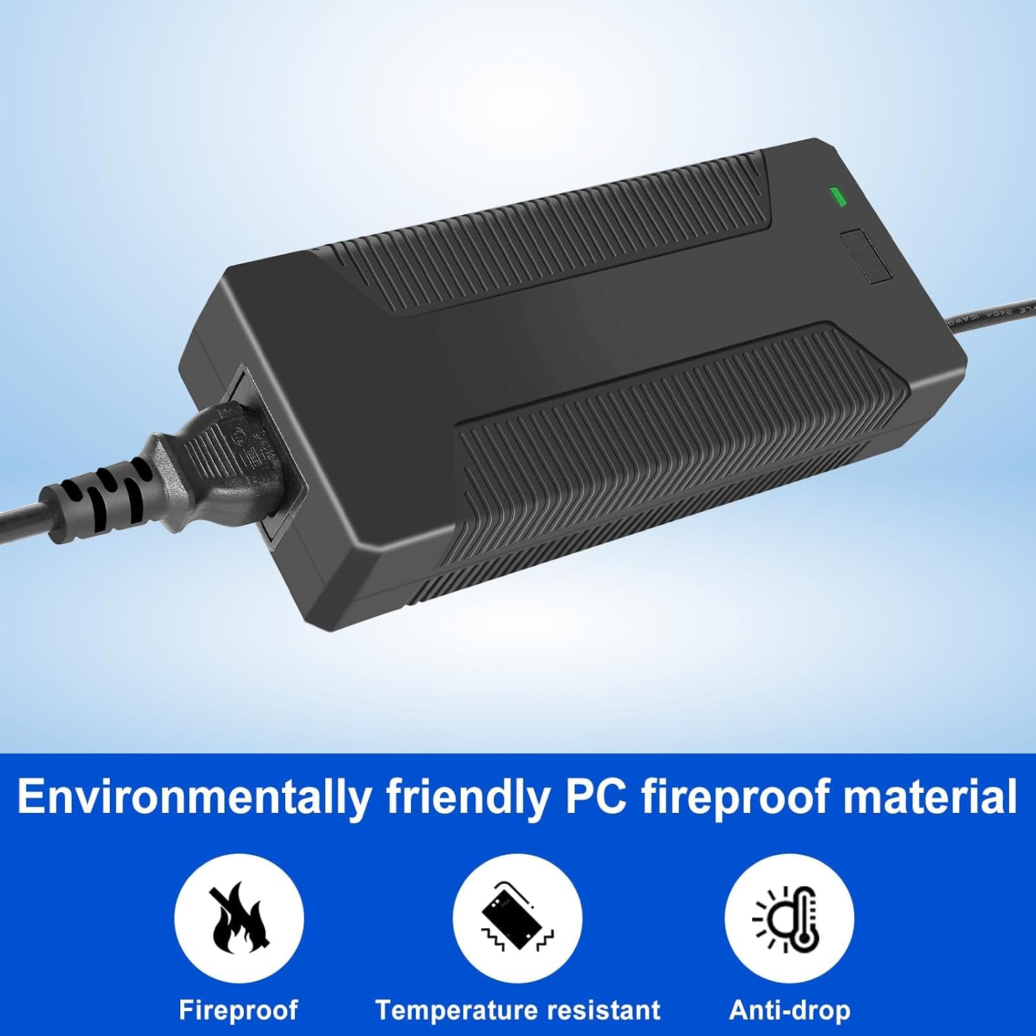 48v3.75A 4pin Charger, 48v 4pin Power Supply Compatible with Fujia Models FJ-SW2028A48003850, FJSW2028A48003850, and FJ-SW2028A48003750.