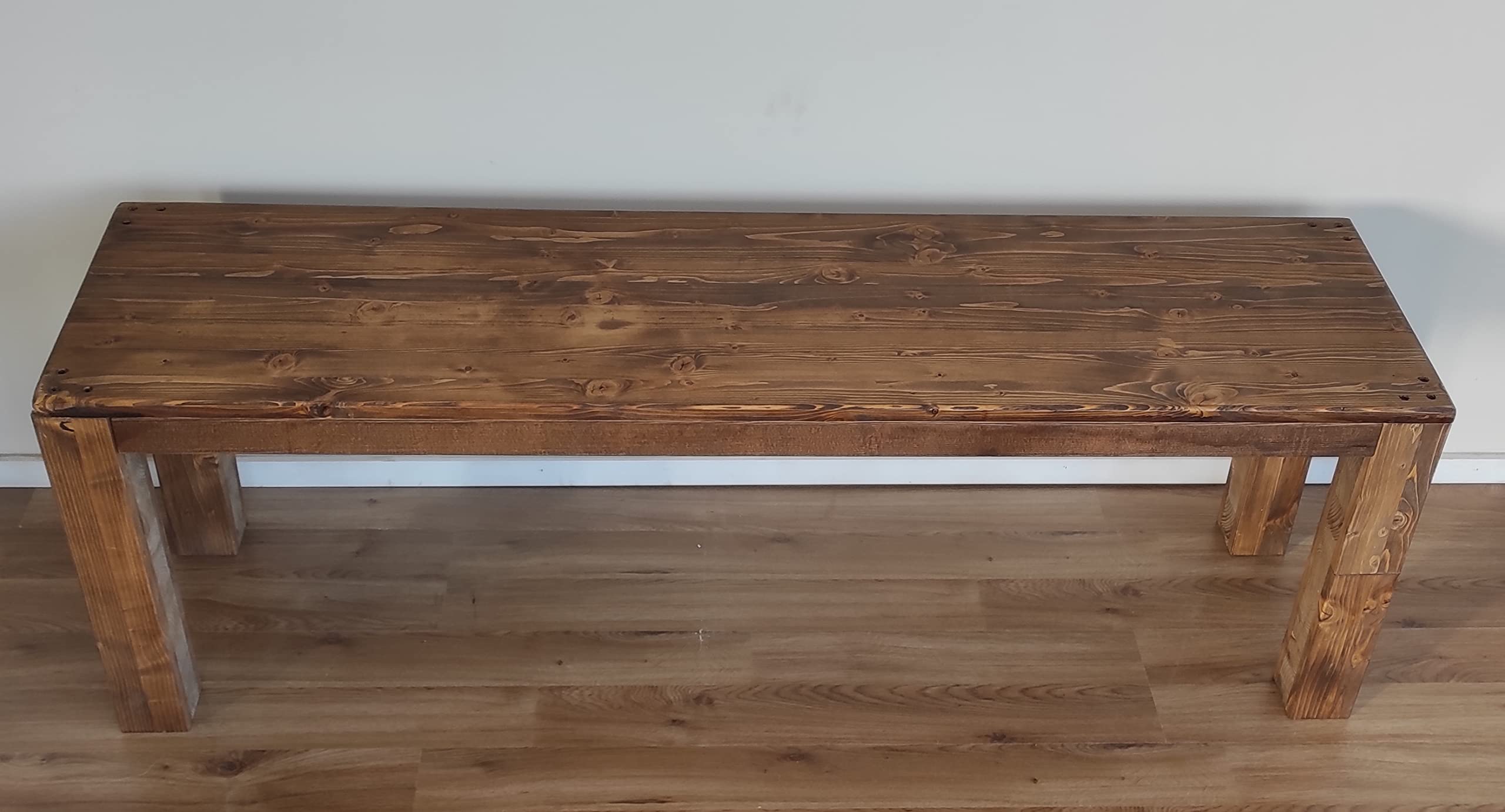 TOTAL WOOD 2012 Banc Banquette de Jardin en Bois Exterieur Interieur Balcon terrasse Parc 150x38.5x50H également sur Mesure