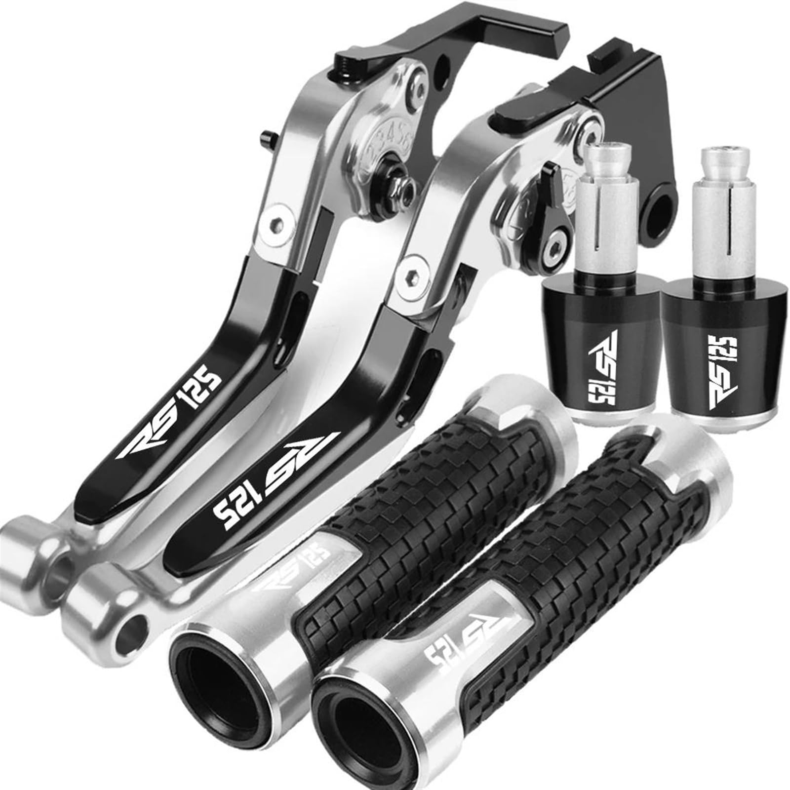 Akcesoria sprzęgła: regulowane uchwyty i końcówki dźwigni hamulca do motocykla Aprilia RS125 (2006-2010, 2009, 2008, 2007)
