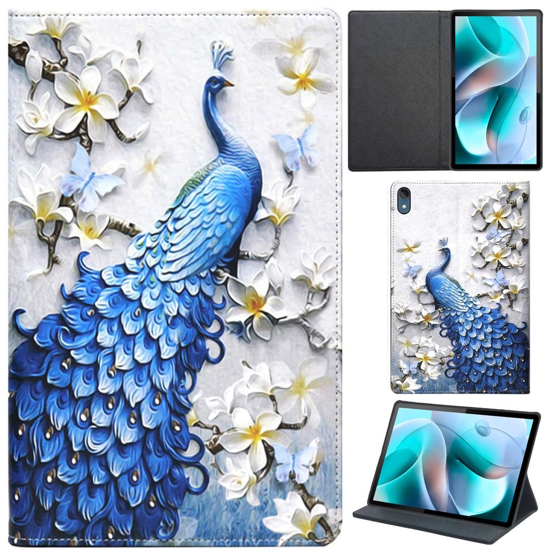 Zaoma Printed Flip Flap Case Cover Compatible for Motorola Tab G70 | Moto G70 LTE 11 Inch Tablet - Multi Color Designer (MOTG70_PRN013) (B0CNRQV177) Amazon Price History, Amazon Price Tracker