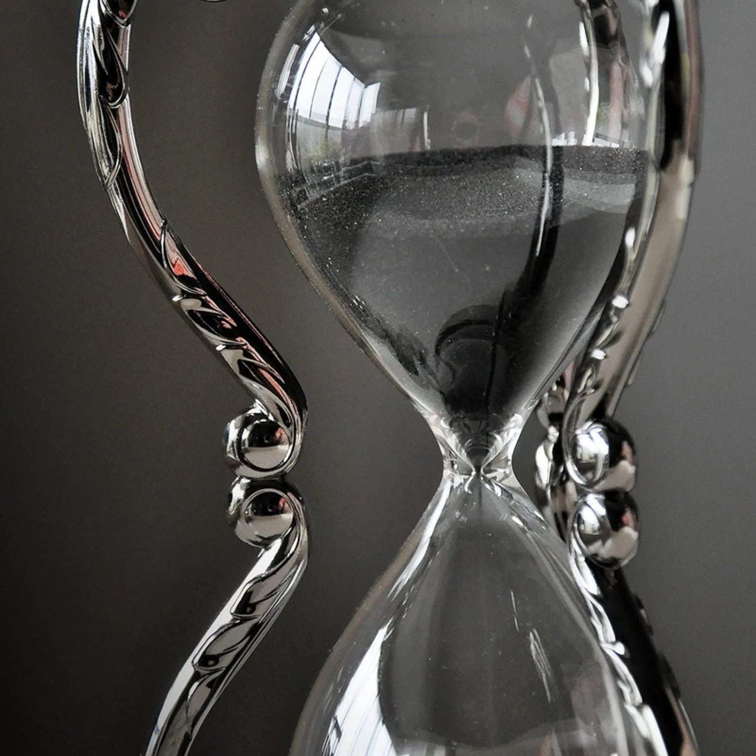 12 Constellation Reloj De Arena Decorativo Antiguo Reloj De Arena De Metal Temporizador De 30 Minutos, Temporizador Cocina Hourglass, Decoración De Vidrio