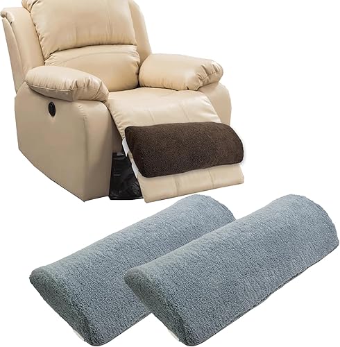 Miniatura 8 de Cojín reclinable para reposapiés de sofá (23 x 10 x 2 pulgadas), almohada multiusos para pie de media luna, almohada debajo de la rodilla para